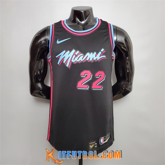 Camisetas Miami Heat (Butler #22) Negro