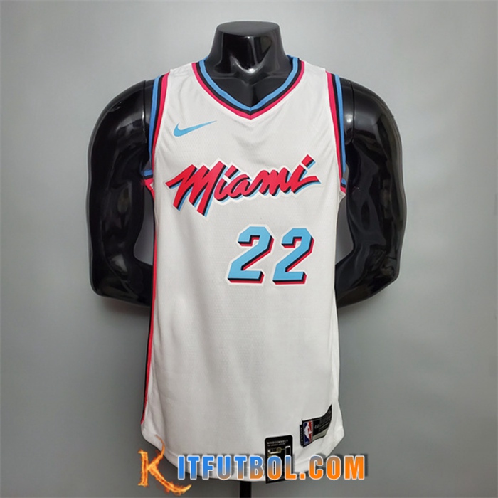 Camisetas Miami Heat (Butler #22) Blanco