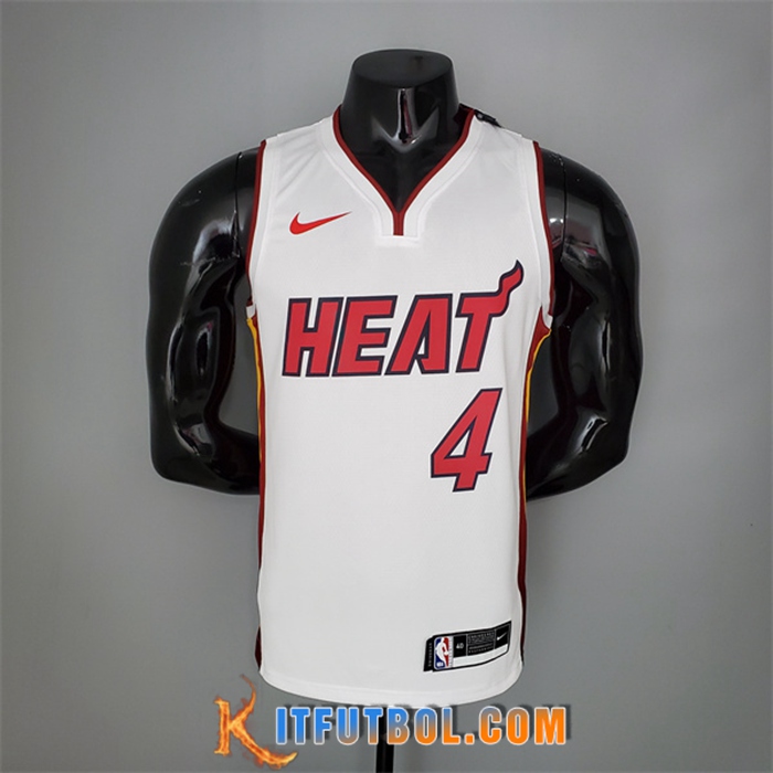 Camisetas Miami Heat (Oladipo #4) Blanco