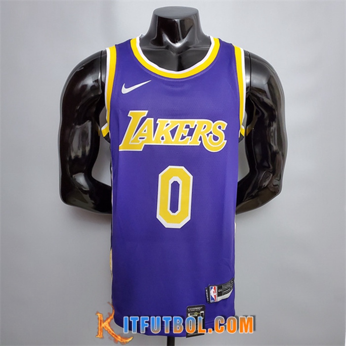 Camisetas Los Angeles Lakers (Kuzma #0) Púrpura