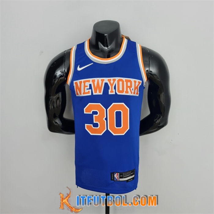 Camisetas New York Knicks (Randle #30) Azul 75th Anniversary