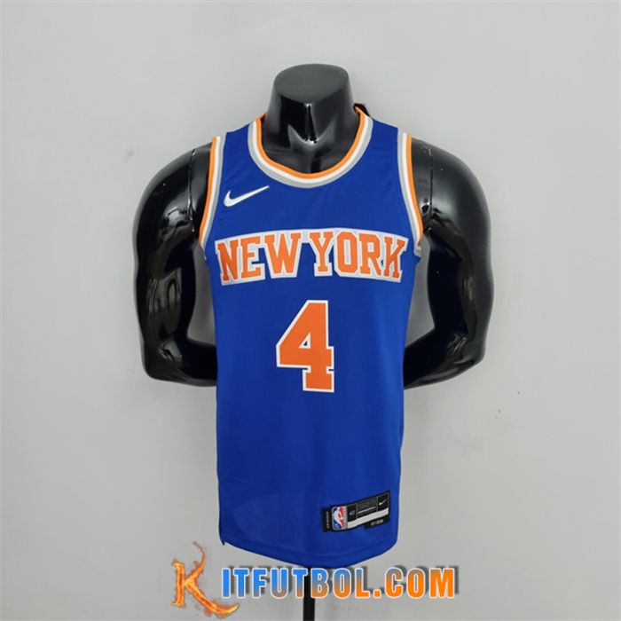 Camisetas New York Knicks (Ross #4) Azul 75th Anniversary