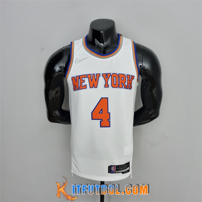 Camisetas New York Knicks (Ross #4) Blanco 75th Anniversary