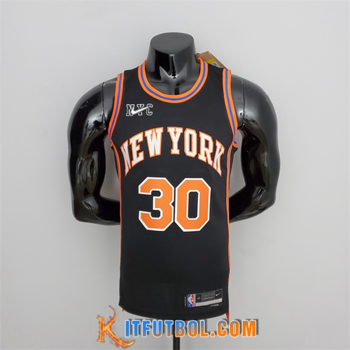 Camisetas New York Knicks (Randle #30) 2022 Season Negro Urban Edition