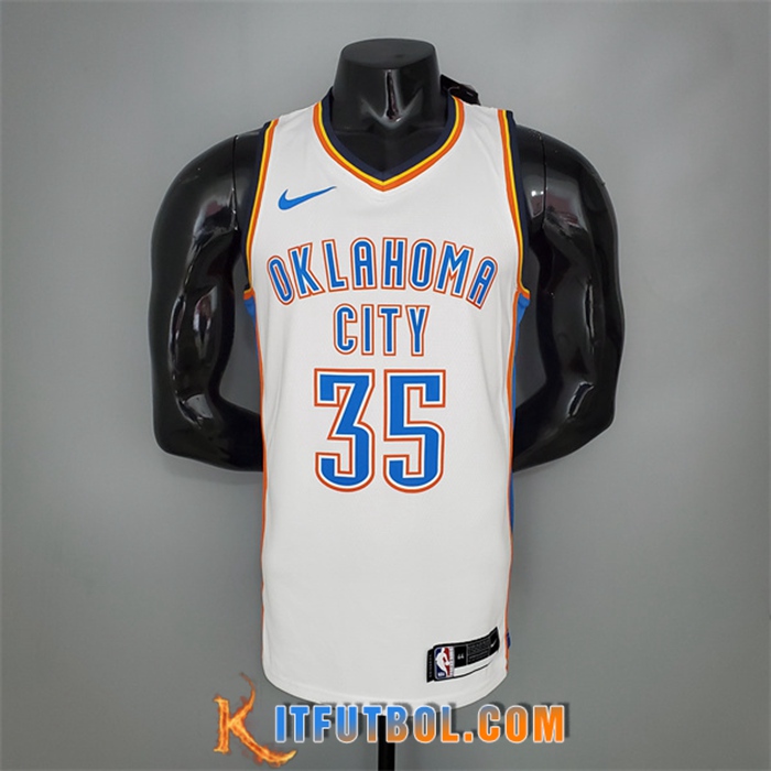 Camisetas Oklahoma City Thunder (Durant #35) Blanco