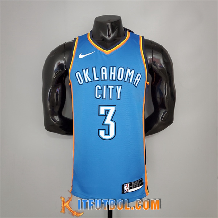 Camisetas Oklahoma City Thunder (Paul #3) Azul