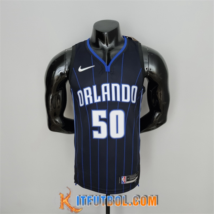 Camisetas Orlando Magic (Anthony #50) Negro 75th Anniversary