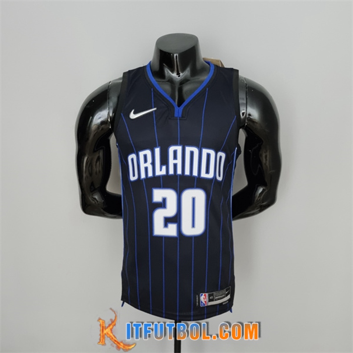 Camisetas Orlando Magic (Fultz #20) Negro 75th Anniversary