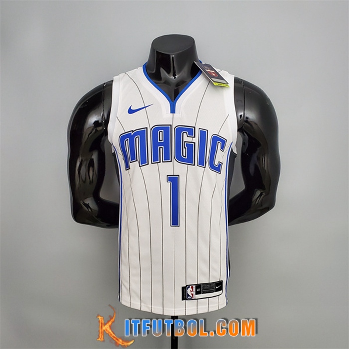 Camisetas Orlando Magic (McGrady #1) Blanco