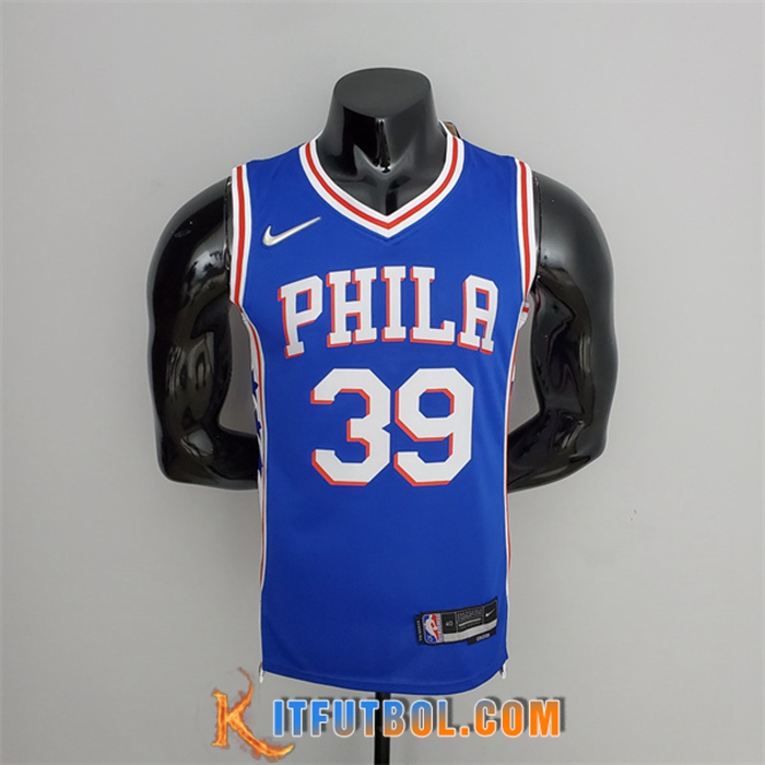 Camisetas Philadelphia 76ers (Howard #39) Azul 75th Anniversary