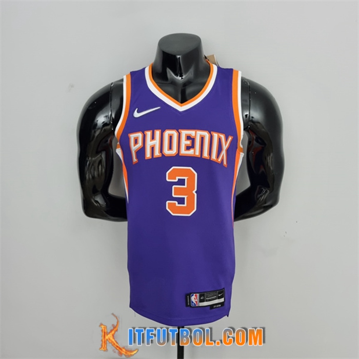 Camisetas Phoenix Suns (Paul #3) Púrpura 75th Anniversary