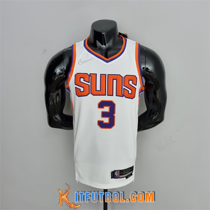 Camisetas Phoenix Suns (Paul #3) Blanco 75th Anniversary