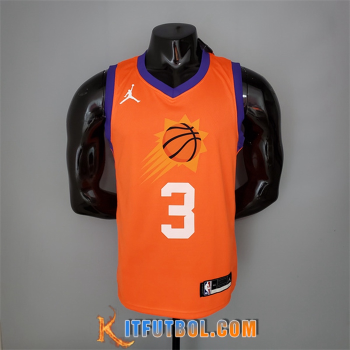 Camisetas Phoenix Suns (Paul #3) 2021 Naranja Jordan Theme