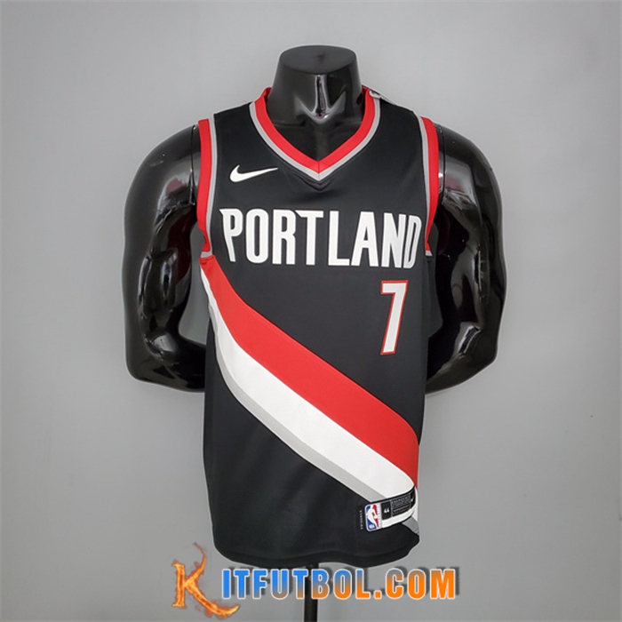 Camisetas Portland Trail Blazers (Roy #7) 2021 Primera Negro