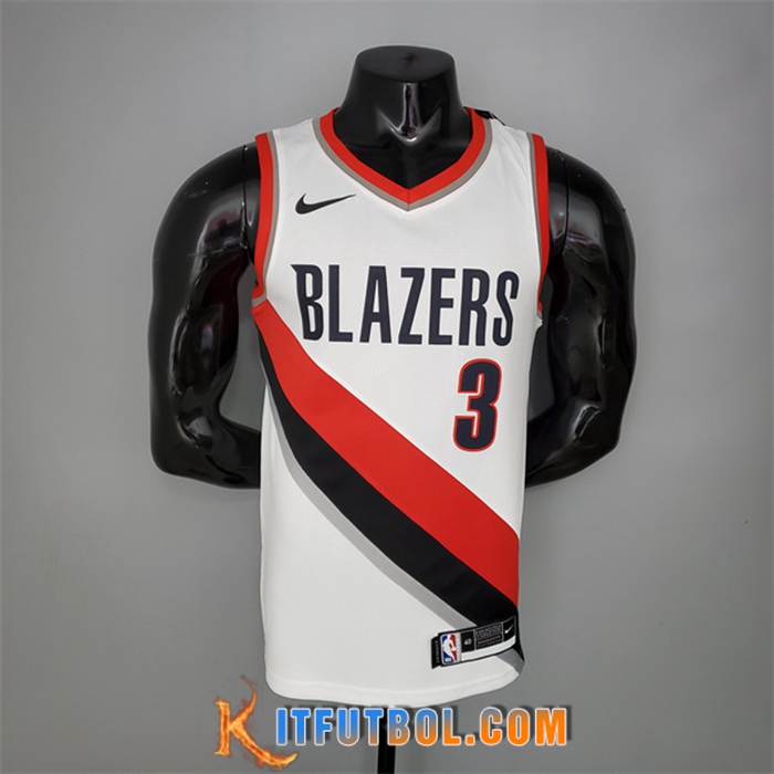 Camisetas Portland Trail Blazers (Mccollum #3) 2021 Primera Negro