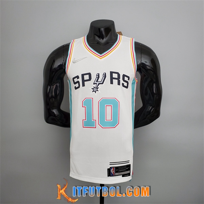 Camisetas San Antonio Spurs (DeRozan #10) 2022 Season Blanco City Edition
