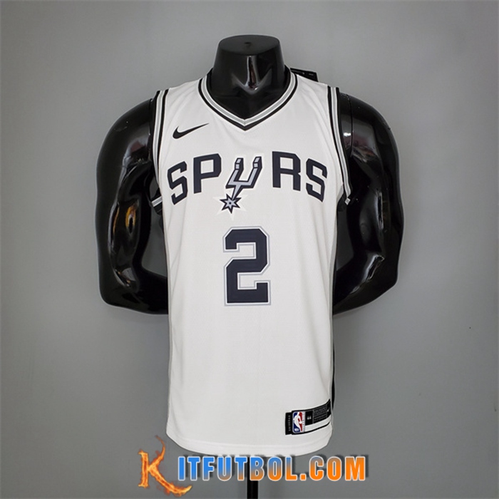 Camisetas San Antonio Spurs (Leonard #2) Blanco