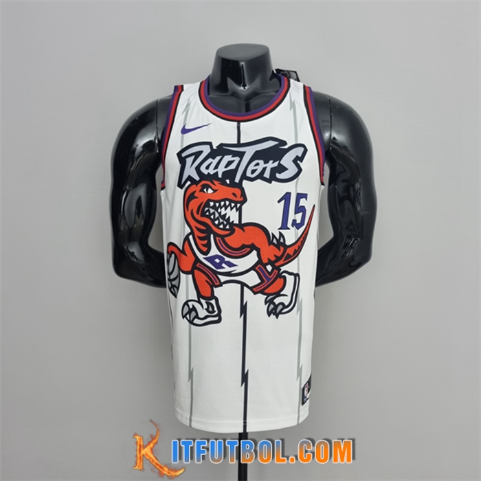 Camisetas Toronto Raptors (Carter #15) Blanco