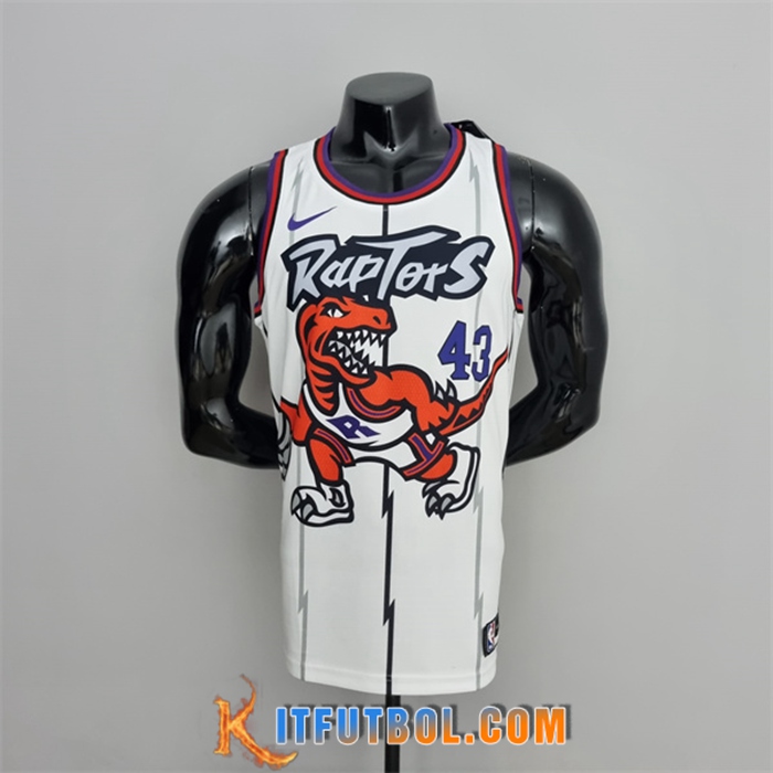 Camisetas Toronto Raptors (Siakam #43) Blanco