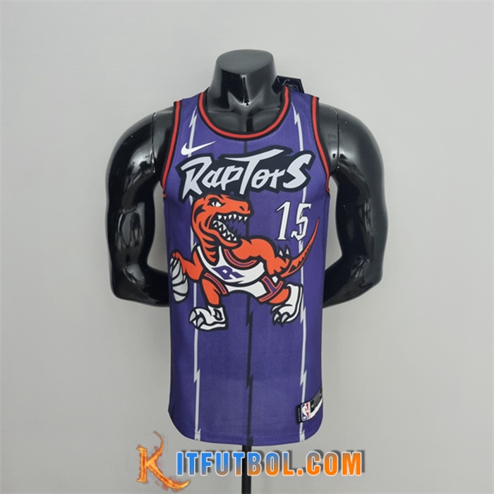Camisetas Toronto Raptors (Carter #15) Púrpura