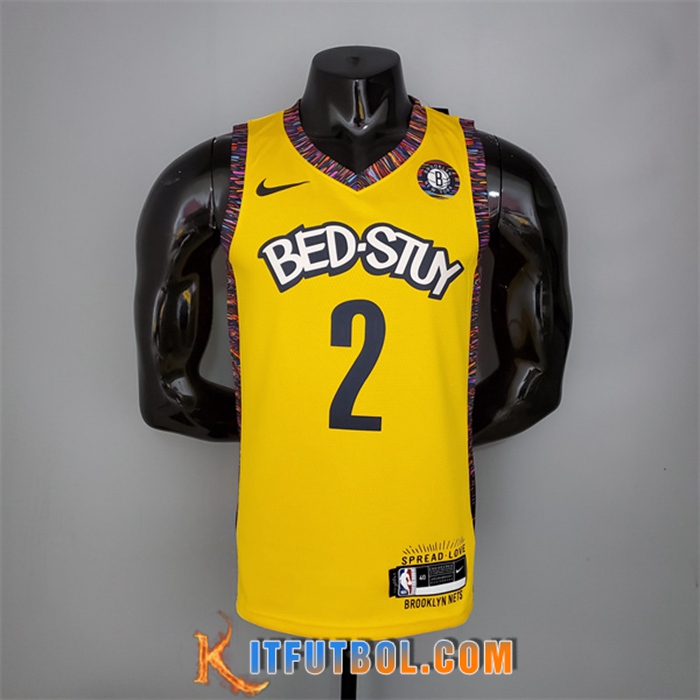 Camisetas Brooklyn Nets (Griffin #2) Amarillo Commemorative Edition