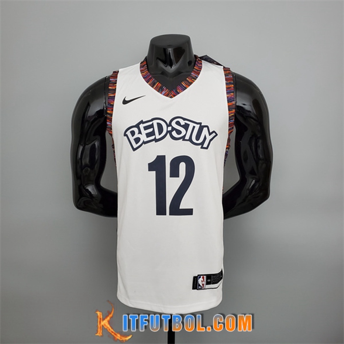 Camisetas Brooklyn Nets (Harris #12) Blanco City Version
