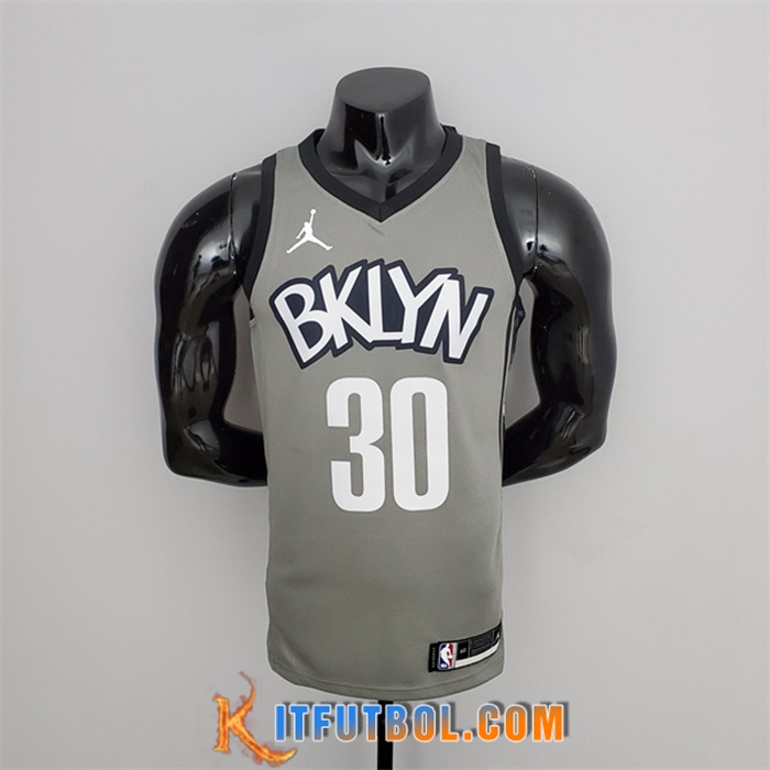 Camisetas Brooklyn Nets (Curry #30) Gris