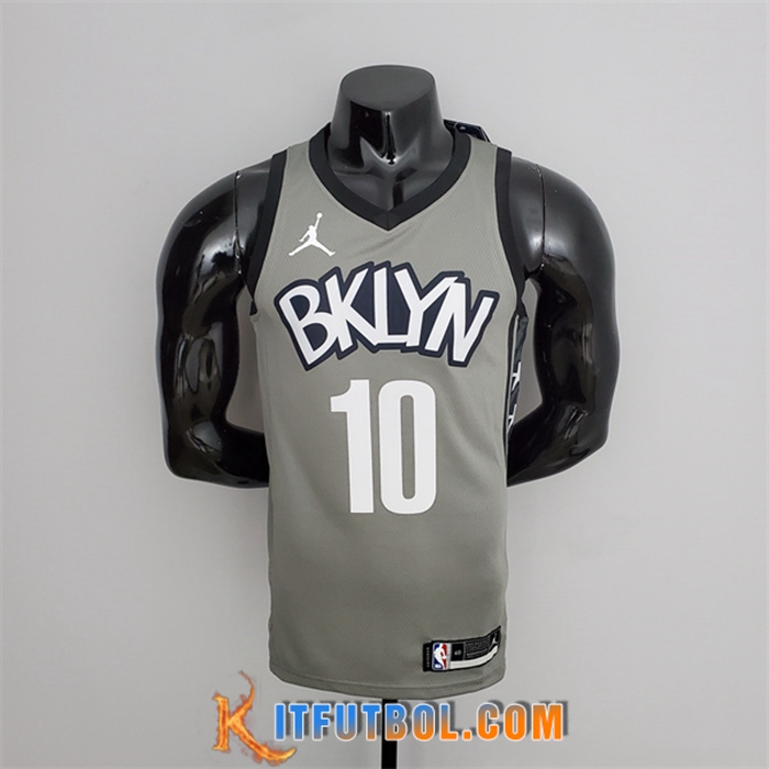 Camisetas Brooklyn Nets (Simmons #10) Gris