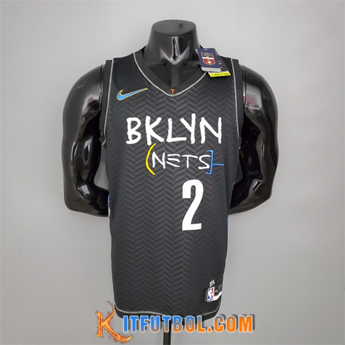Nueva Camisetas Brooklyn Nets (Gfiffin #2) Negro City Edition