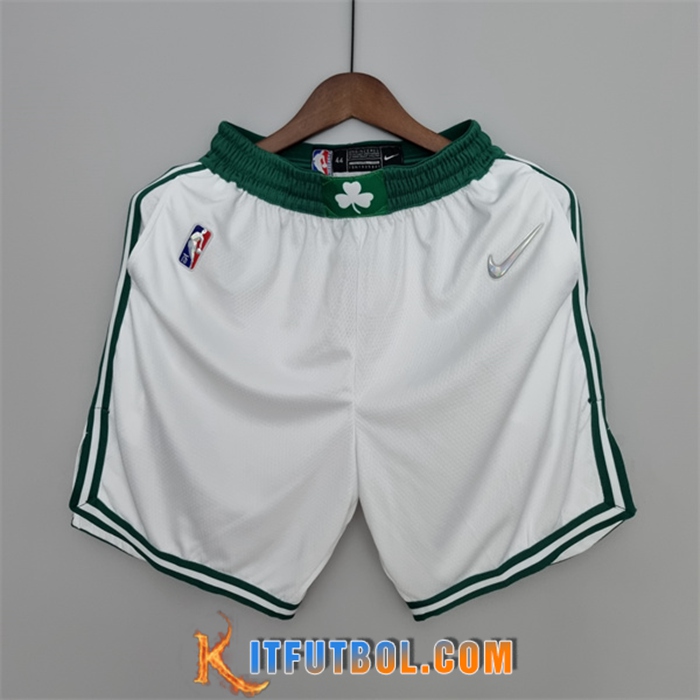 Cortos NBA Boston Celtics Blanco 75th Anniversary