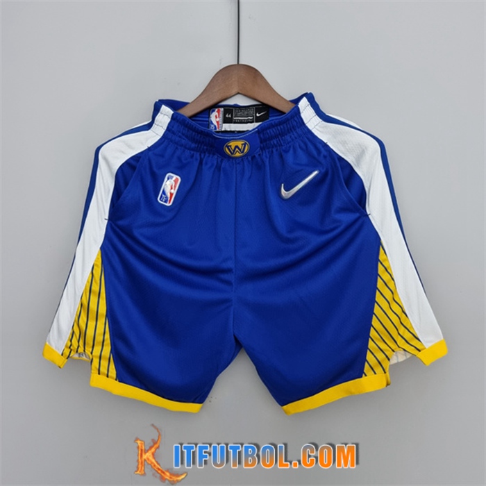 Cortos NBA Golden State Warriors Azul 75th Anniversary