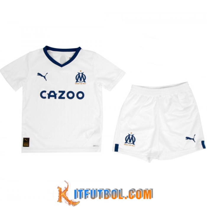 Nueva Camisetas De Futbol Marsella Ninos Primera 2022/2023