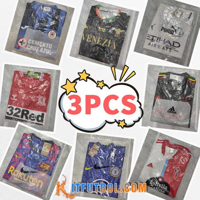 Camisetas De Futbol No Numbers - Enviado Al Azar 3PCS
