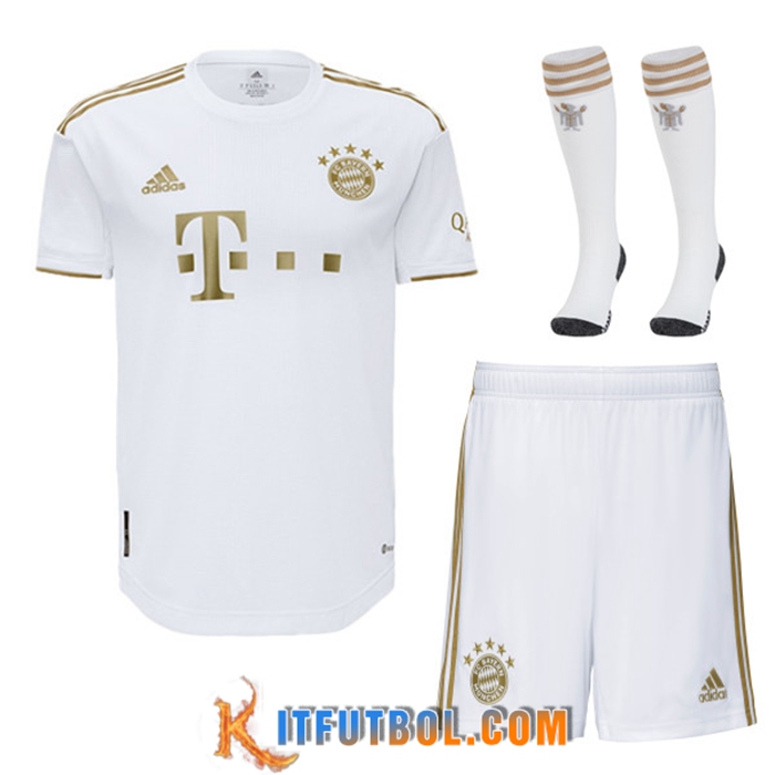 Camisetas De Futbol Bayern Munich Segunda (Cortos + Calcetines) 2022/2023