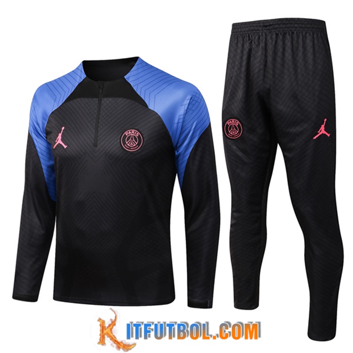 Chandal Equipos De Futbol Jordan PSG Negro/Azul 2022/2023