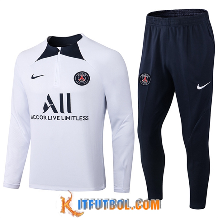 Chandal Equipos De Futbol PSG Blanco 2022/2023
