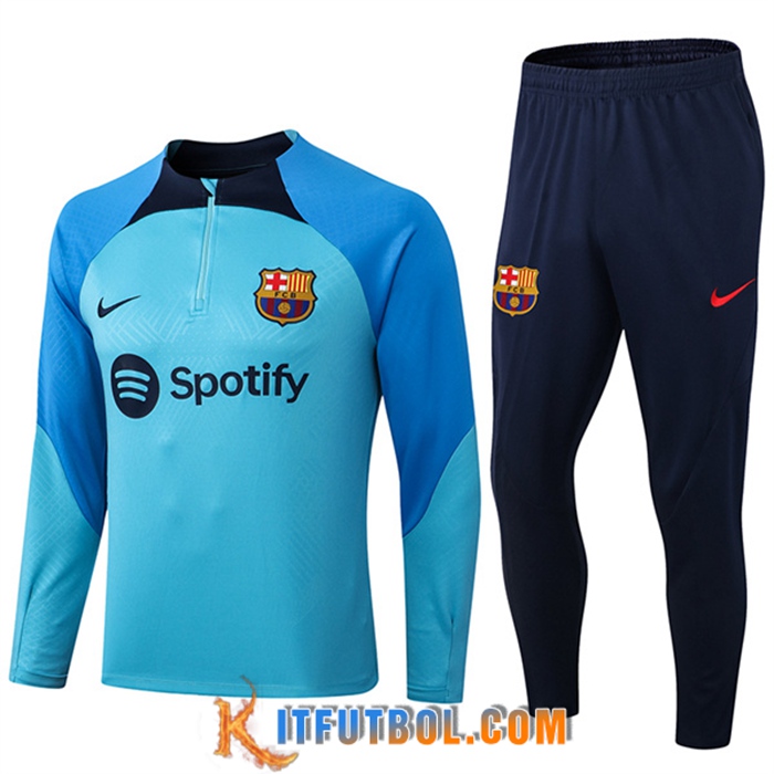 Chandal Equipos De Futbol FC Barcelona Azul Claro 2022/2023