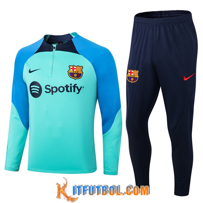 Chandal Equipos De Futbol NIKE FC Barcelona Azul Claro 2022/2023