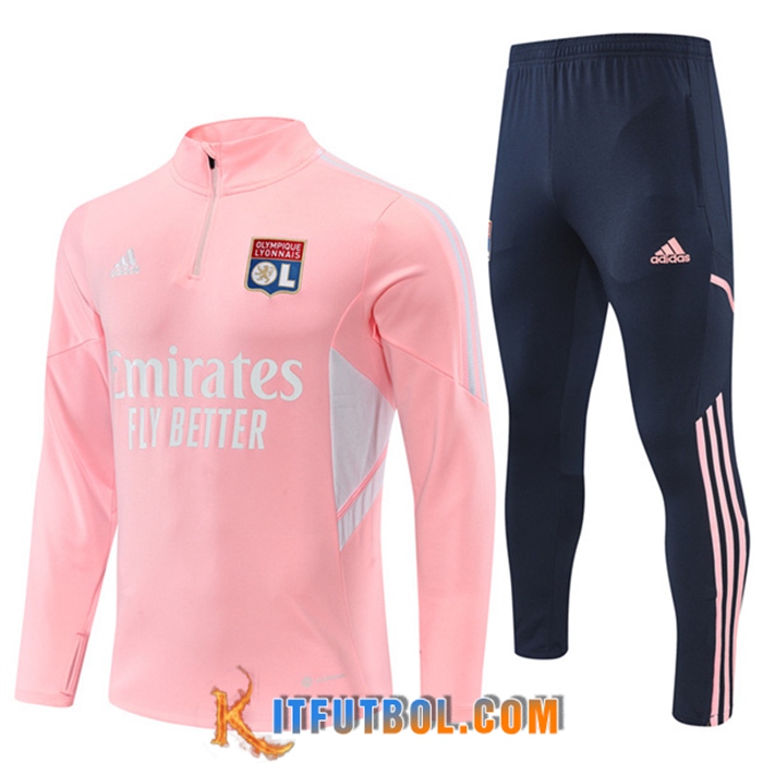 Chandal Equipos De Futbol Lyon Rosa 2022/2023