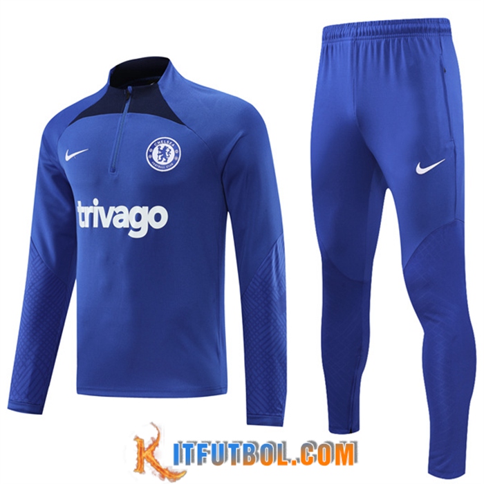 Chandal Equipos De Futbol FC Chelsea Azul/Negro 2022/2023