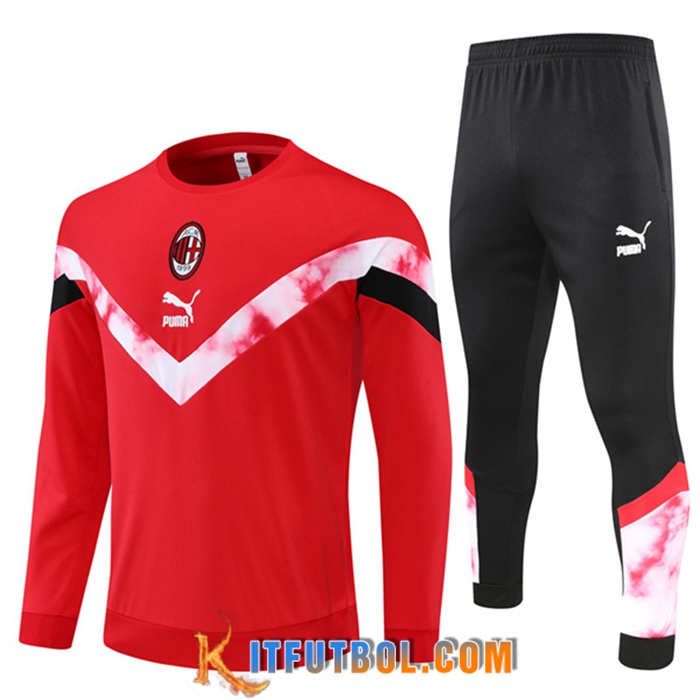 Chandal Equipos De Futbol AC Milan Rojo 2022/2023