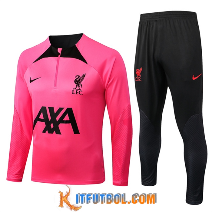Chandal Equipos De Futbol FC Liverpool Rosa/Negro 2022/2023