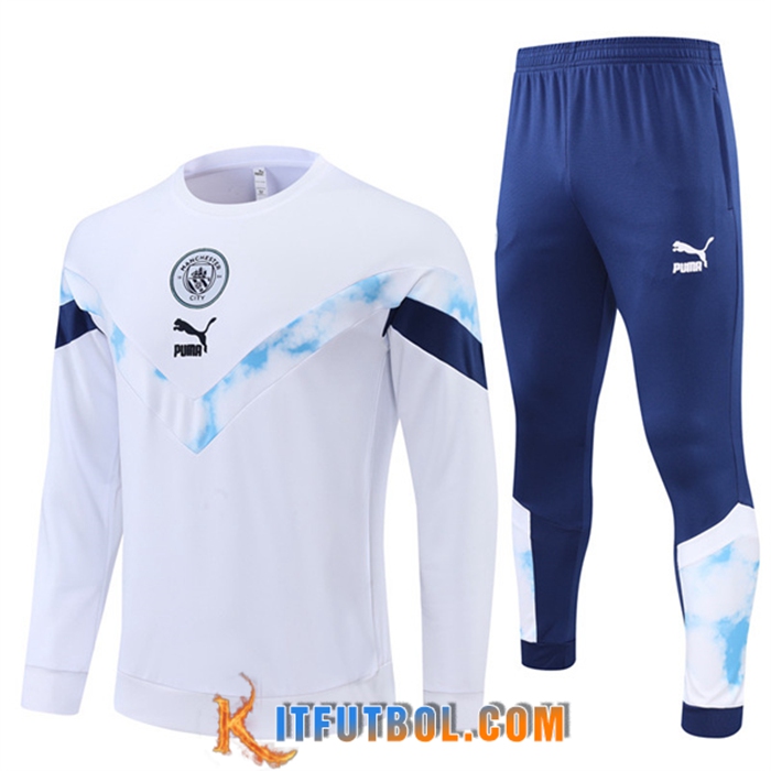 Chandal Equipos De Futbol Manchester City Blanco 2022/2023