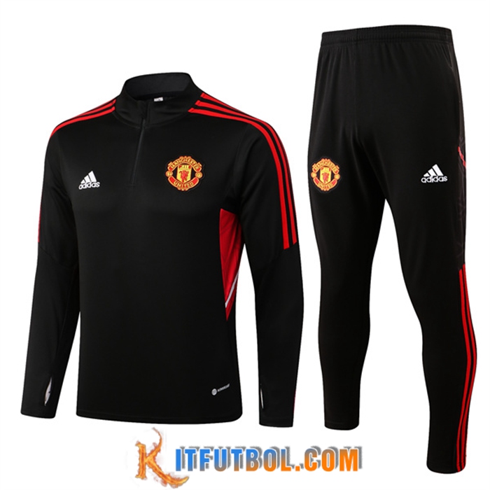 Chandal Equipos De Futbol Manchester United Negro/Rojo 2022/2023