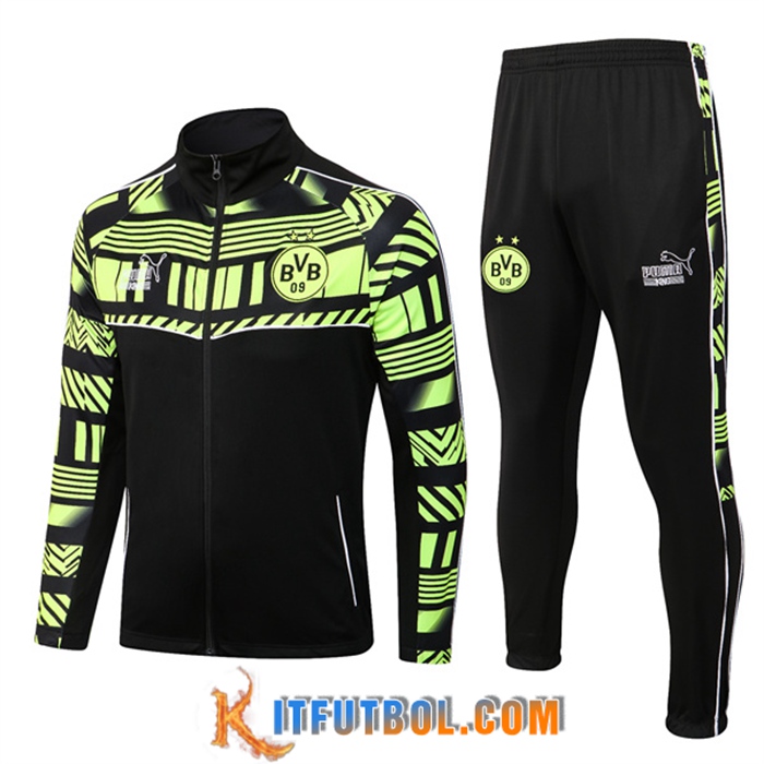 Chandal Equipos De Futbol - Chaqueta Dortmund Negro/Amarillo 2022/2023