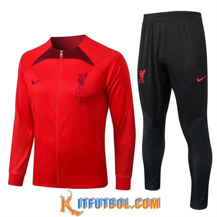 Chandal Equipos De Futbol - Chaqueta FC Liverpool Rojo 2022/2023