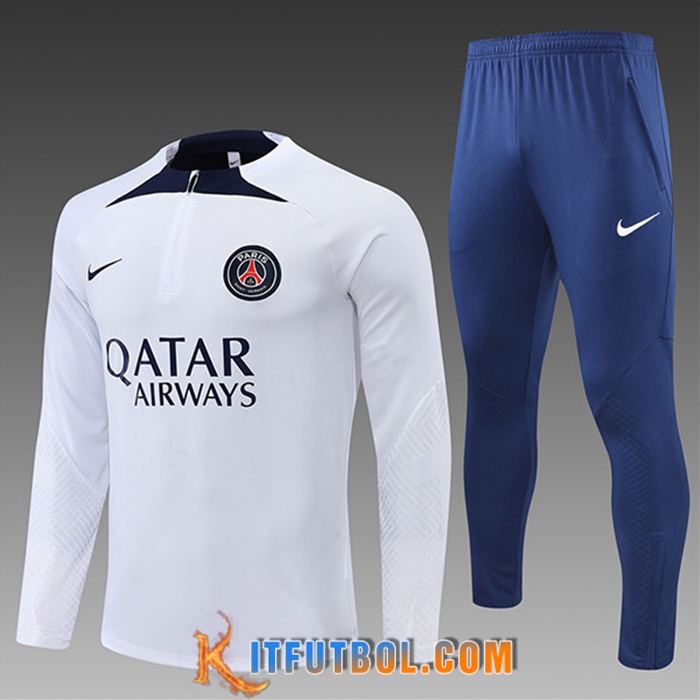 Chandal Equipos De Futbol PSG Ninos Blanco 2022/2023