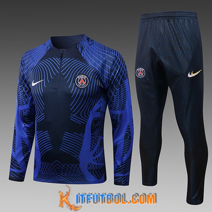 Chandal Equipos De Futbol PSG Ninos Pattern Azul marino 2022/2023