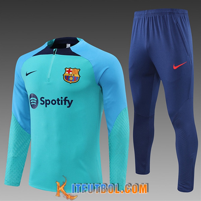 Chandal Equipos De Futbol FC Barcelona Ninos Azul Claro 2022/2023