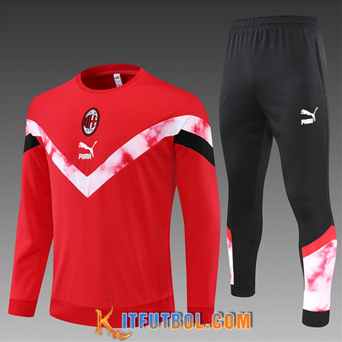 Chandal Equipos De Futbol AC Milan Ninos Rojo 2022/2023
